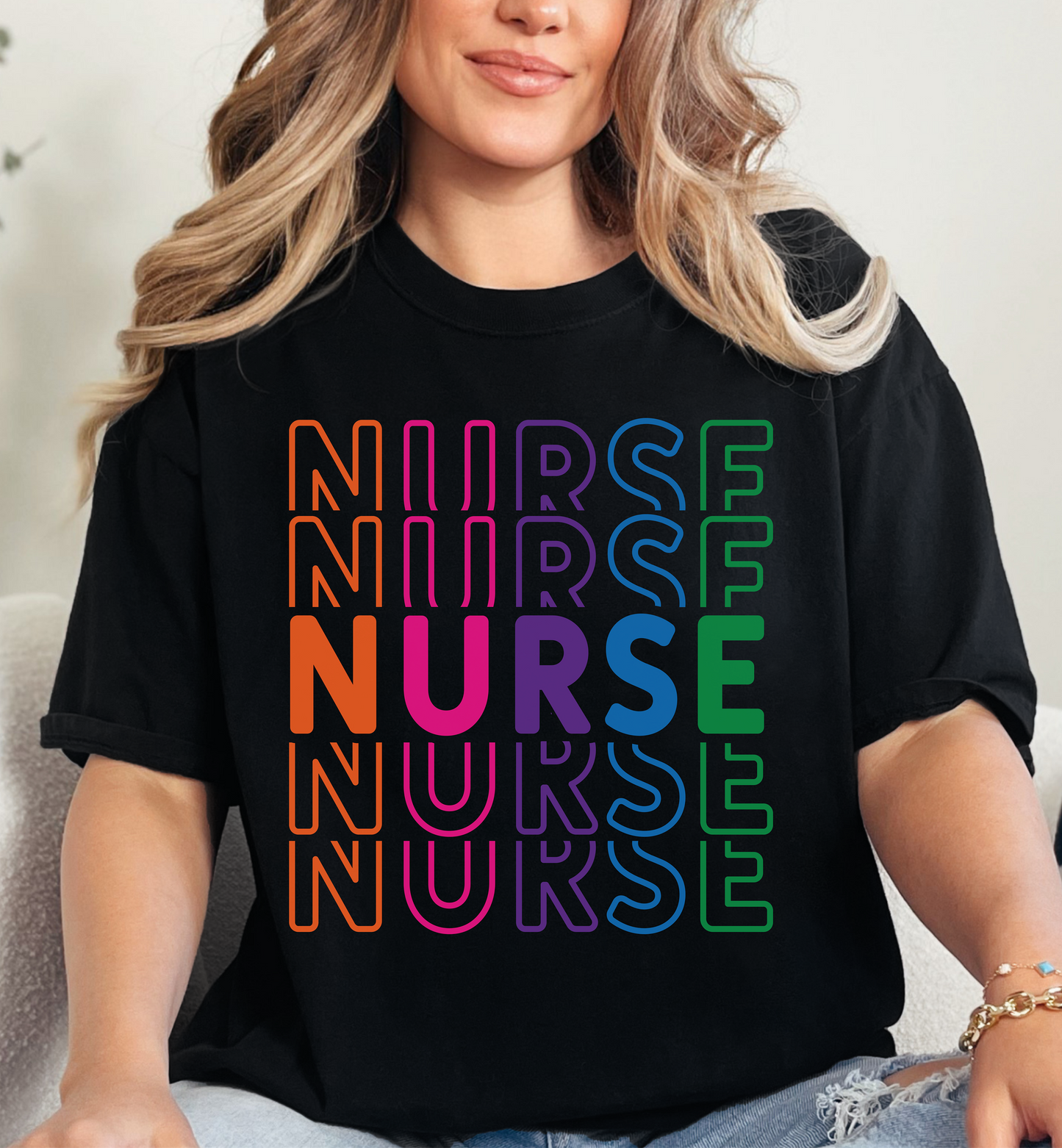 TSHIRT FOR NURSES COLORFUL UNISEX NURSE TEE GIFT