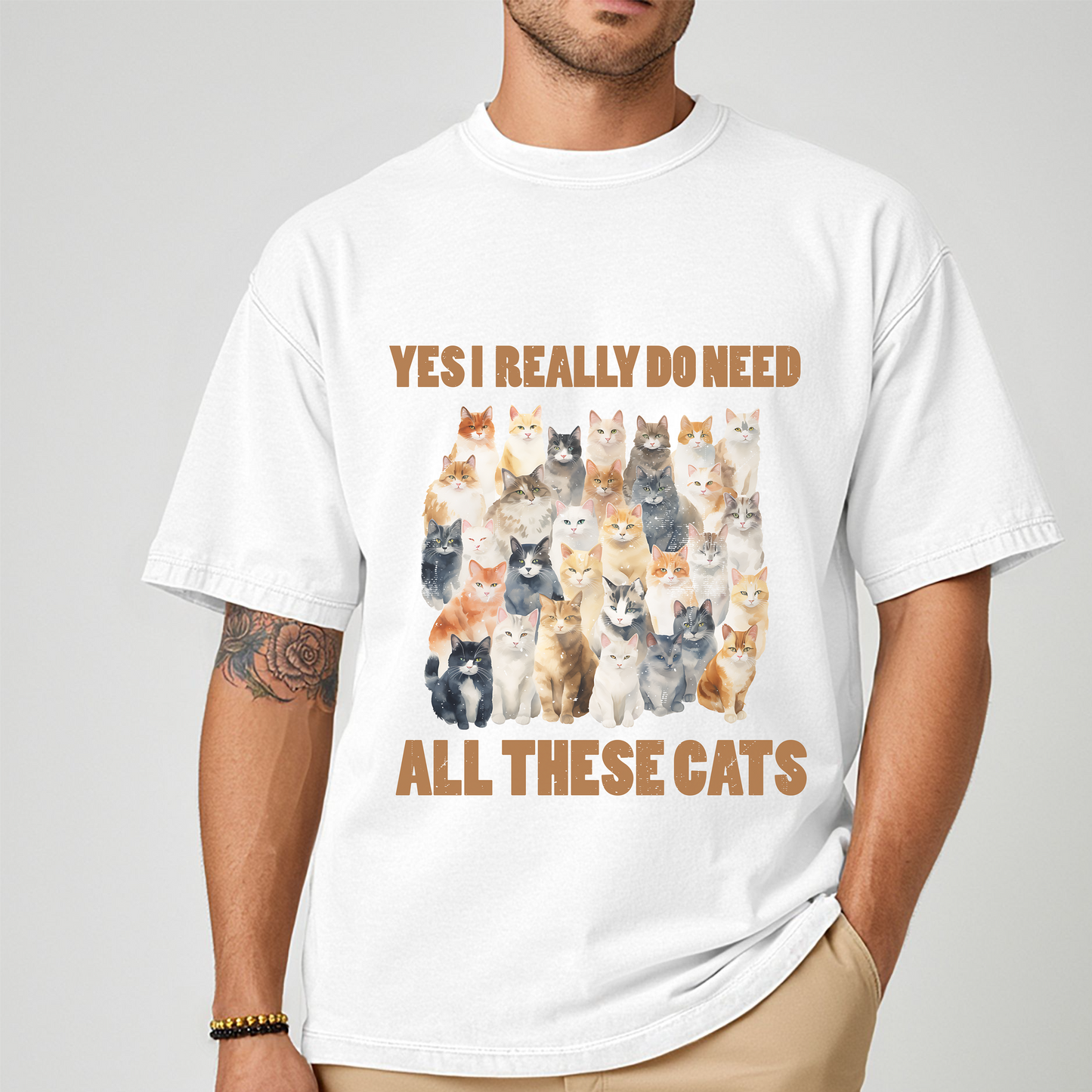 UNISEX CATS TSHIRT FOR CAT LOVERS CUTE KITTEN TEE GIFT