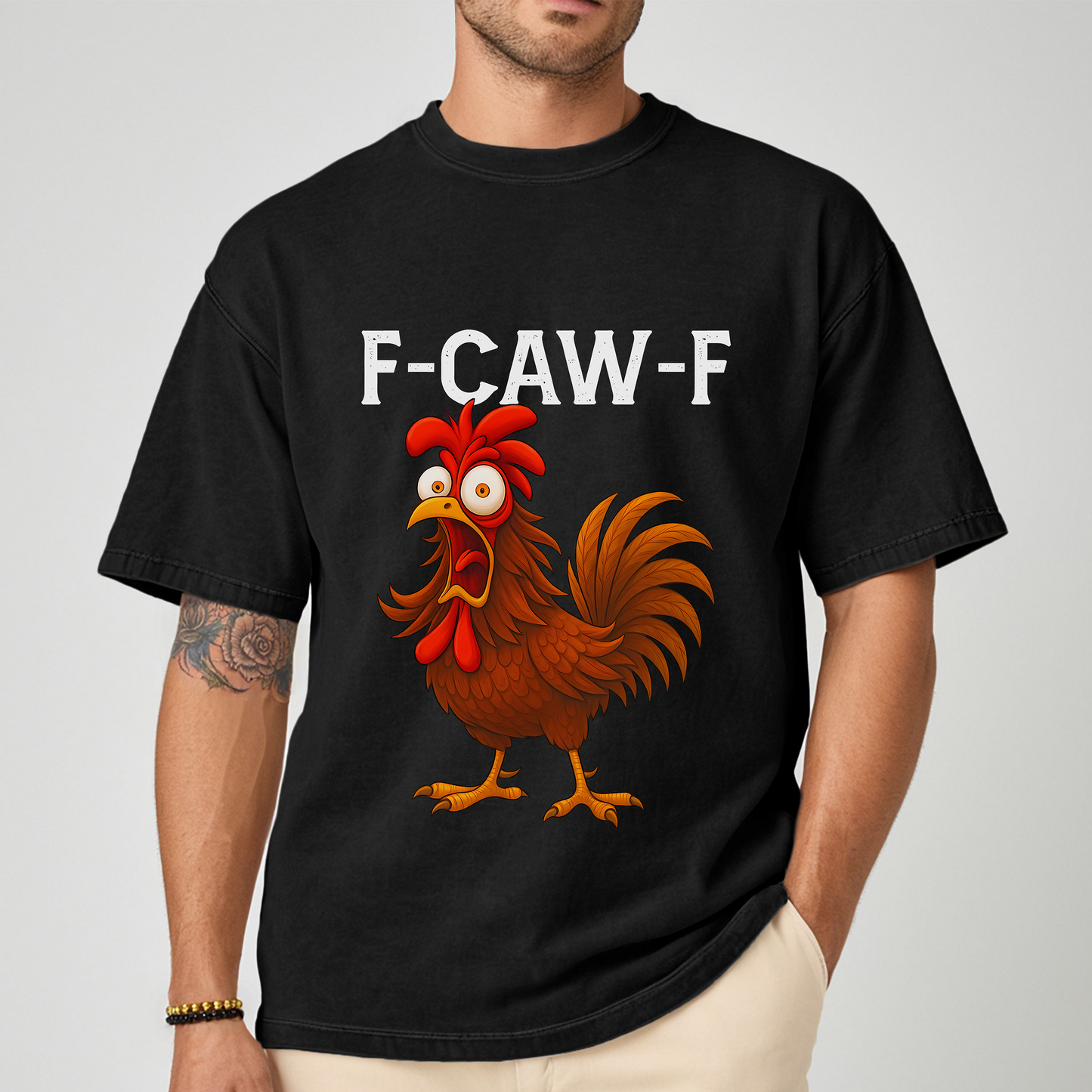 UNISEX FUNNY ANIMAL ROOSTER TEE ANIMAL LOVER TSHIRT GIFT