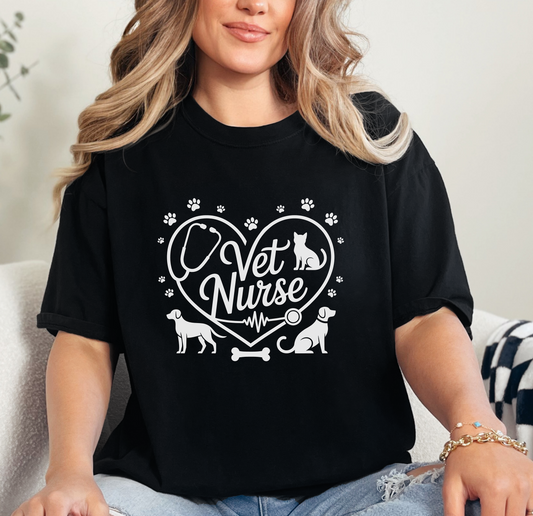 VET NURSE TEE VETERINARIAN TSHIRT UNISEX