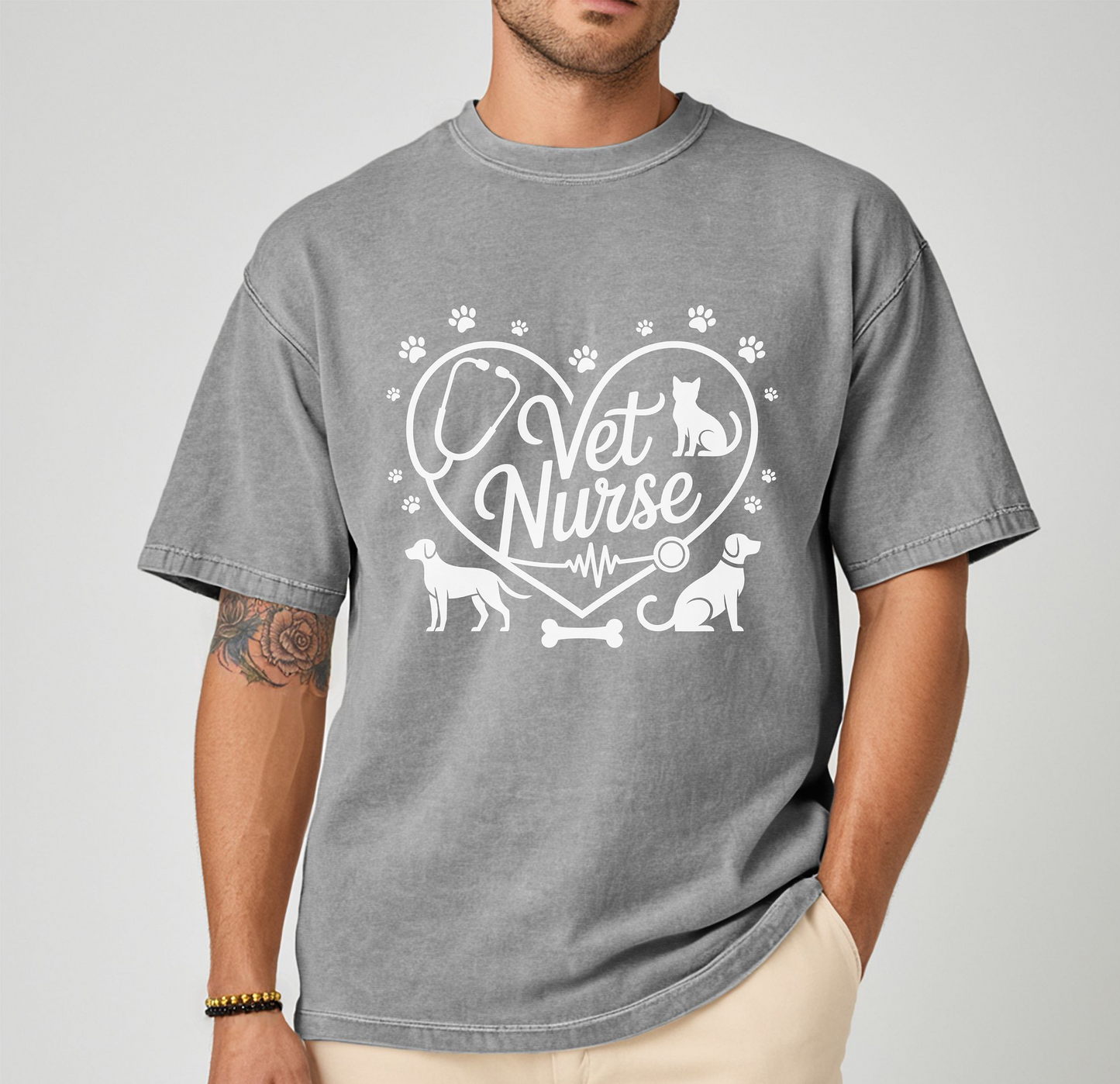 VET NURSE TEE VETERINARIAN TSHIRT UNISEX