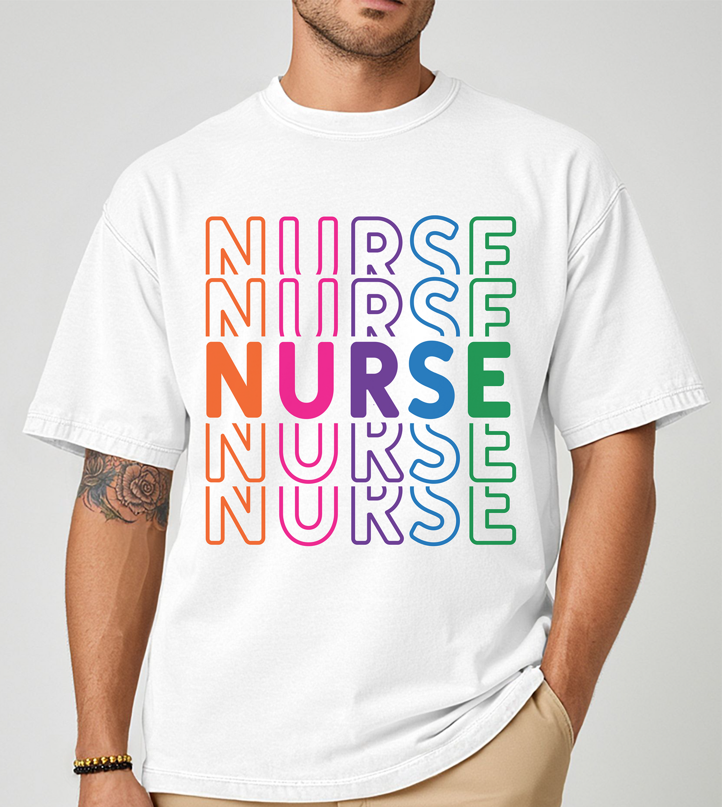TSHIRT FOR NURSES COLORFUL UNISEX NURSE TEE GIFT
