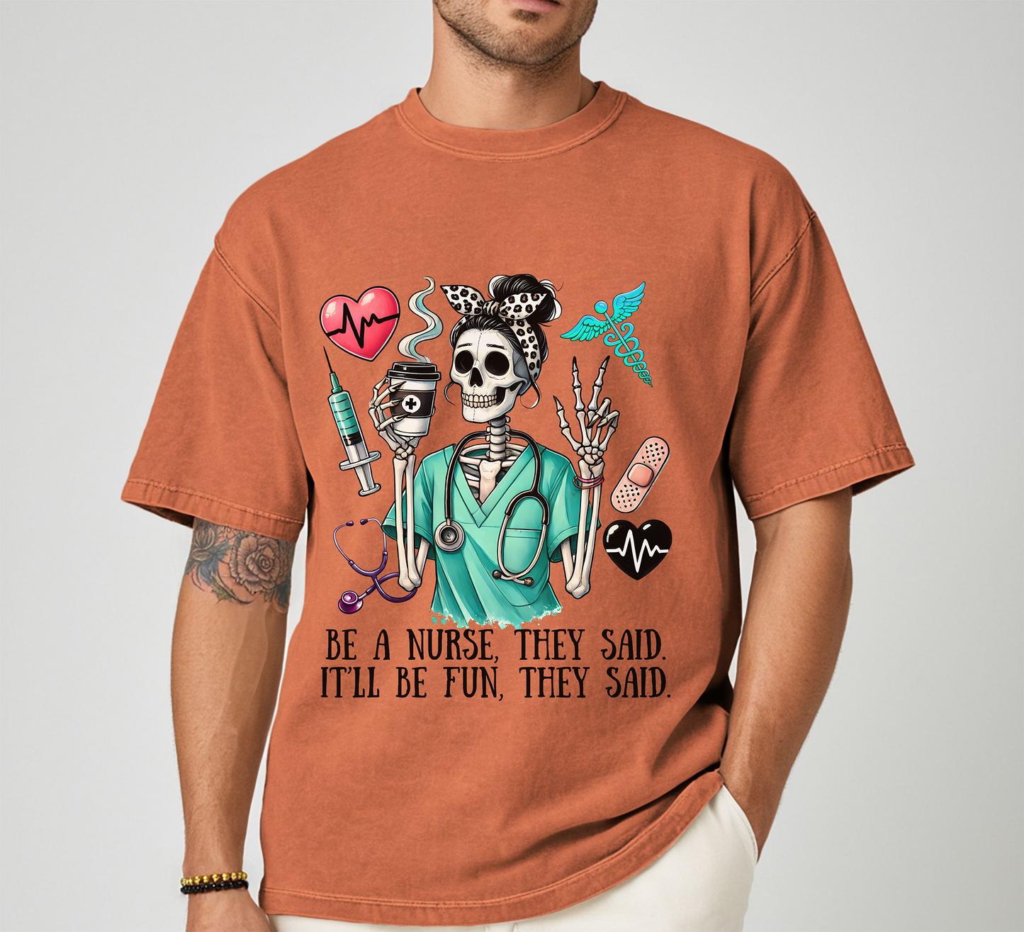 FUNNY NURSE TEE UNISEX TSHIRT FOR NURSES GIFT