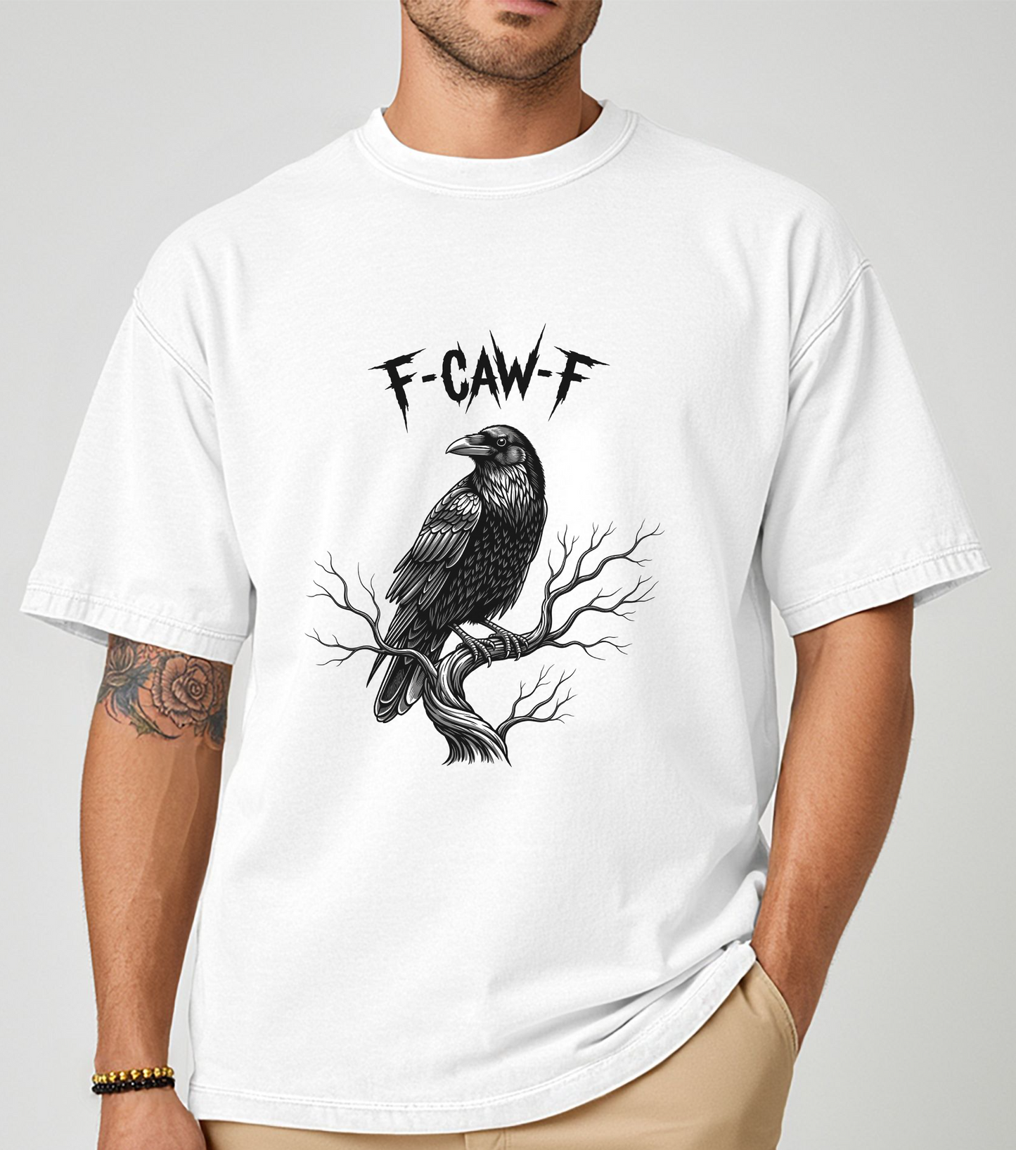 UNISEX FUNNY CROW TSHIRT BIRD LOVER TEE GIFT