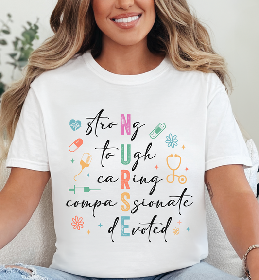 INSPIRATIONAL UNISEX NURSE TEE TSHIRT FOR NURSES GIFT