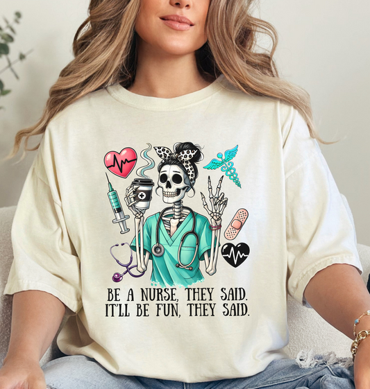FUNNY NURSE TEE UNISEX TSHIRT FOR NURSES GIFT
