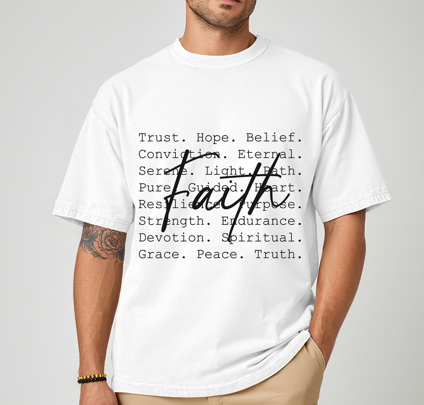 UNISEX FAITH TSHIRT RELIGION TEE GIFT