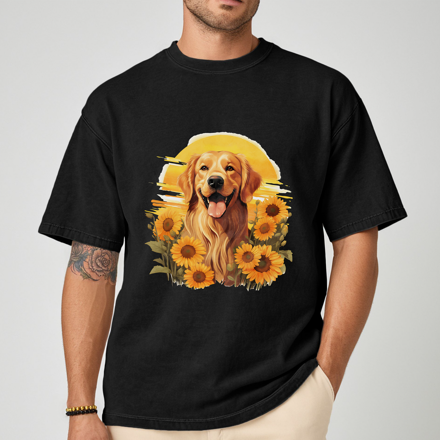 UNISEX GOLDEN RETRIEVER TSHIRT DOG LOVER TEE GIFT