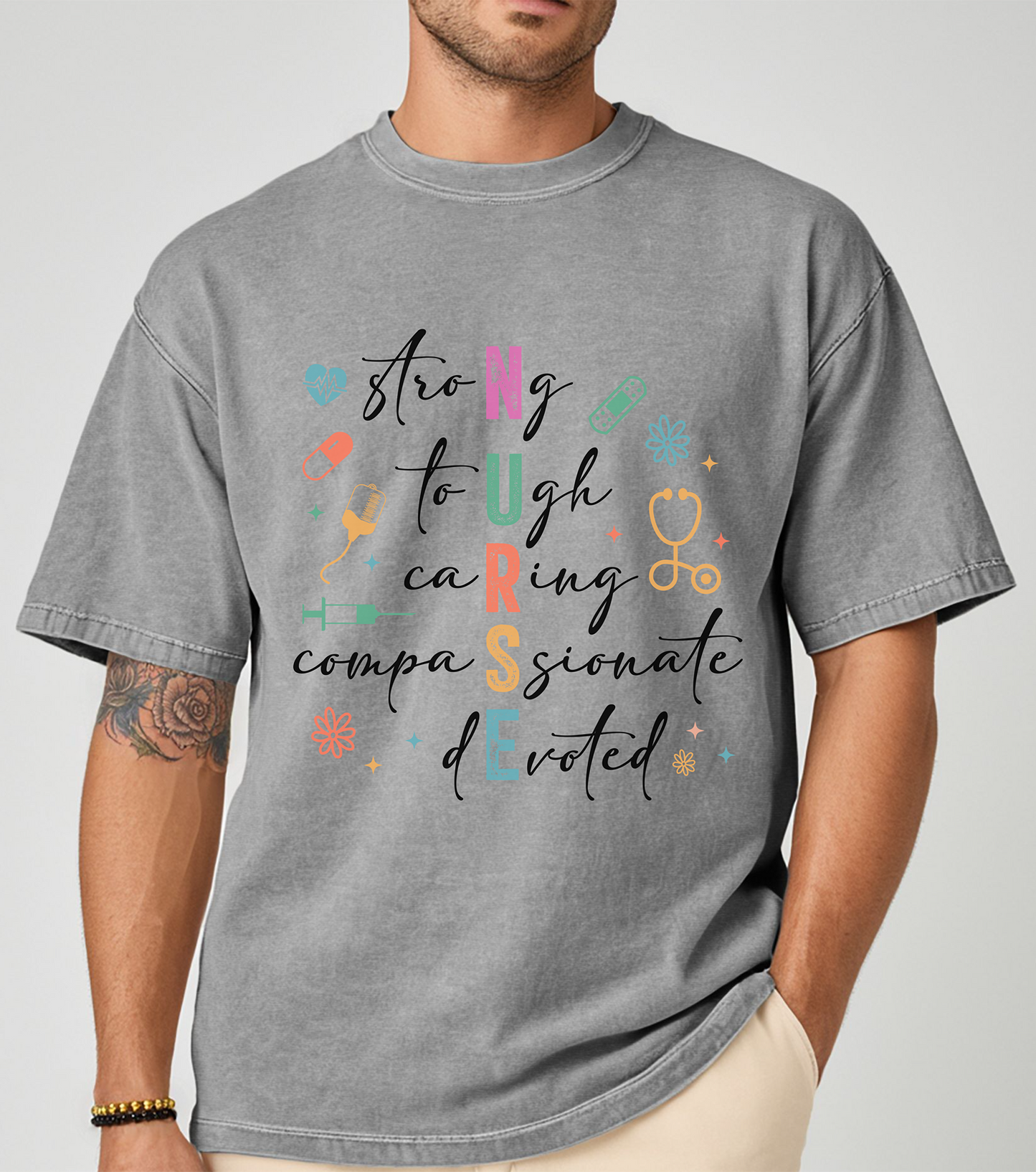 INSPIRATIONAL UNISEX NURSE TEE TSHIRT FOR NURSES GIFT