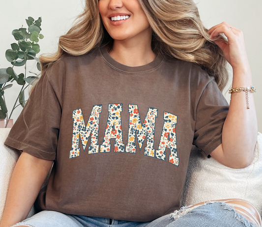 MAMA FLORAL TSHIRT FOR MAMA GIFT FOR MOM